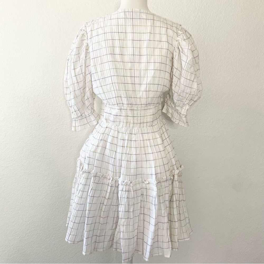 CLEOBELLA White Checkered Dress - Picture 2 of 8